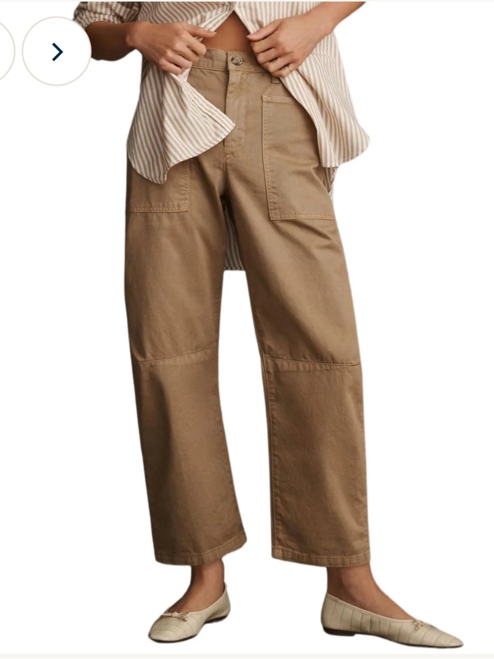 Brylie Sanded Twill Utility Pant velvet by graham and Spencer